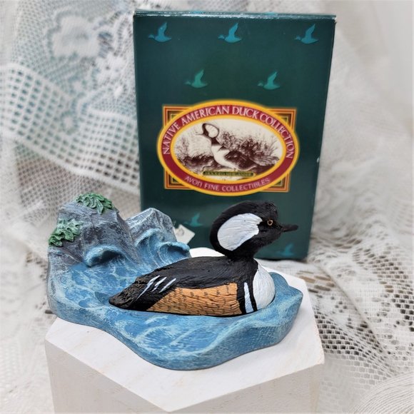 Native American Duck Collection Avon 1989 Common Goldeneye - Picture 1 of 8